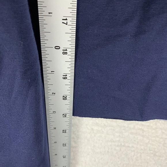 Speedo Crop Hoodie Women's Large Navy‎ Blue Polyester Stretch Long Sleeve 6788 - Picture 6 of 7